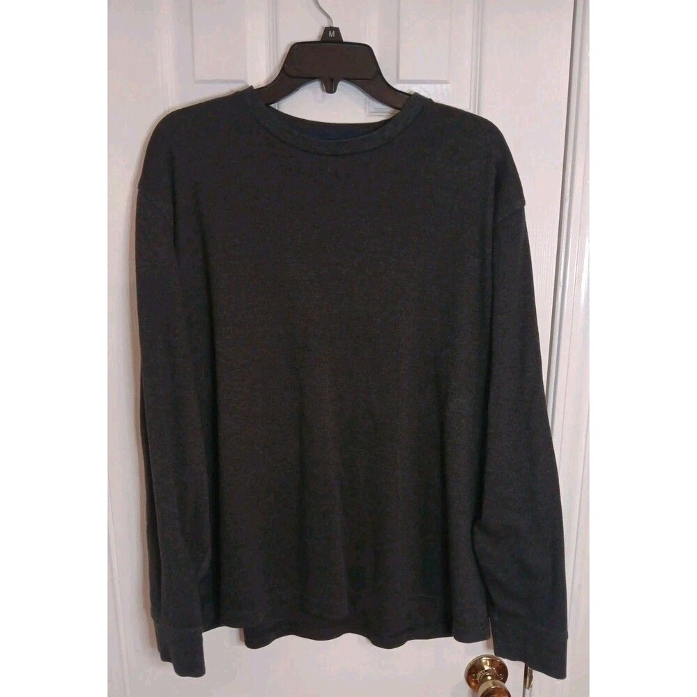 Mens Saddlebred Charcoal Gray Long Shirt XL